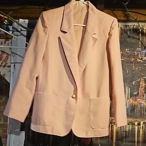 Elegant Pink Women's Blazer